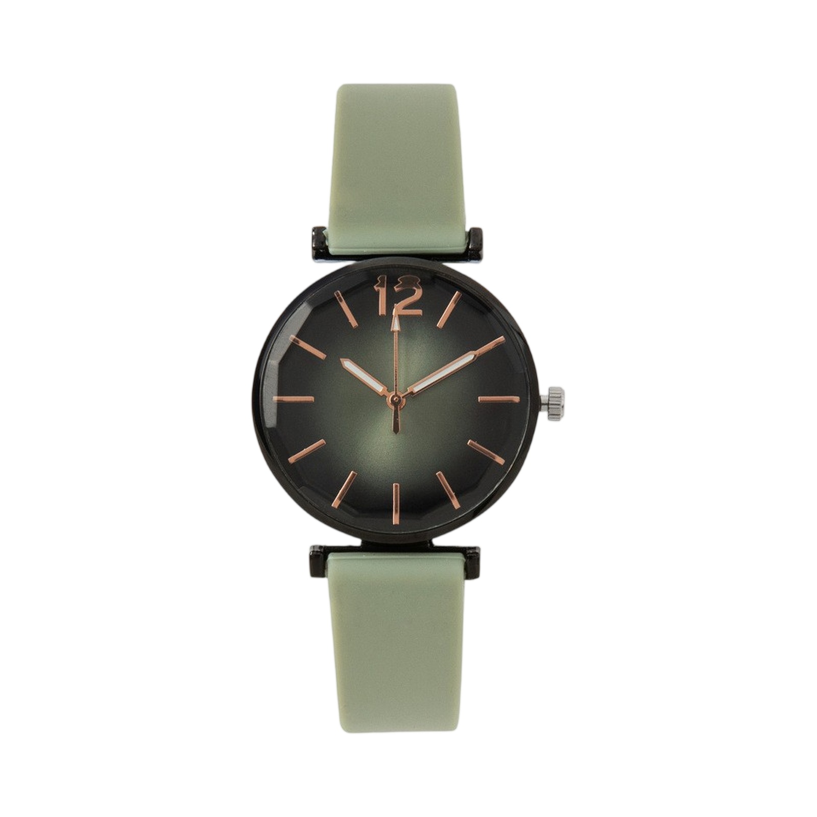 Silicone Band Women - Mode Damen Uhr Sport Einfache Schwarze