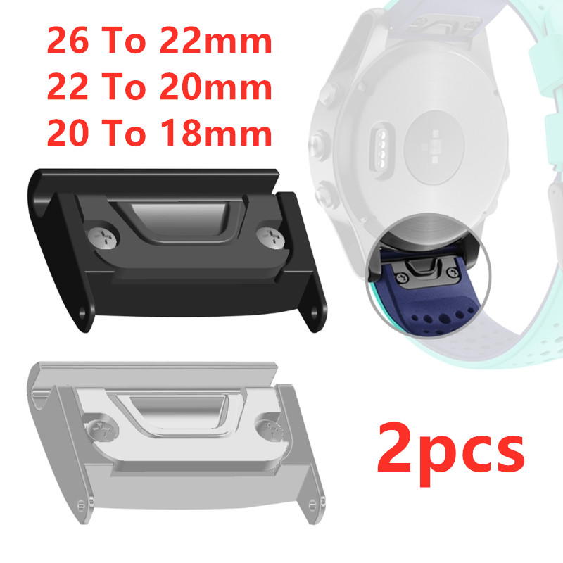 Silicone Watch Band 22Mm - 2 stücke Uhren armband adapter 26mm