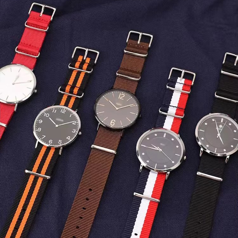 Nato Strap Nylon - 18/20/22/24 mm Cambos Stripes Starker Stoff