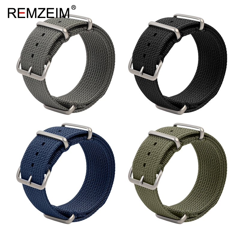 Nato Strap Nylon - Neues geripptes Nylon-Uhrenarmband, 18 mm, 20