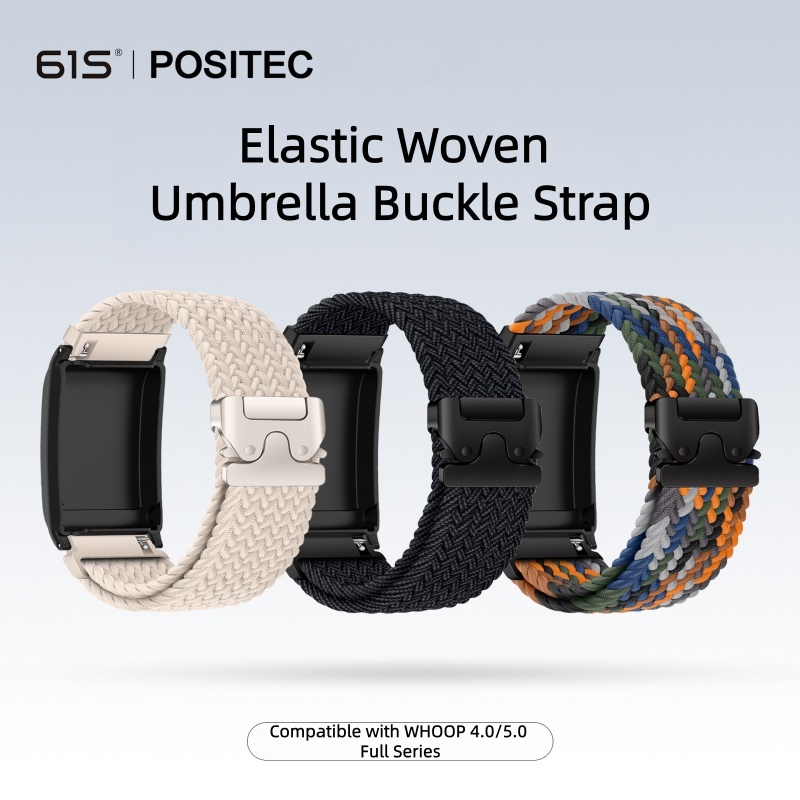Parachute Strap Elastic - Elastisches gewebtes Regenschirm-Nylon-Uhrenarmband für Whoop 5.0-Armband