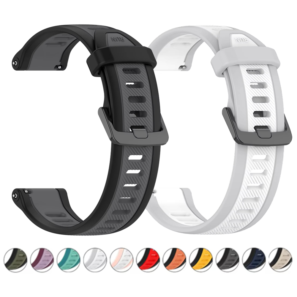 Silicone Watch Band 22Mm - 22mm 20mm 18mm Textur Silikonarmband für