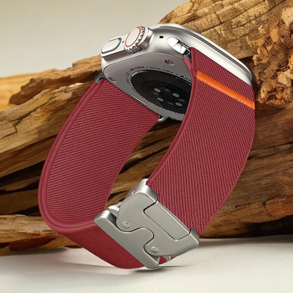 Parachute Strap Elastic - Elastisches Nylon-Fallschirmband mit Schnalle für Apple