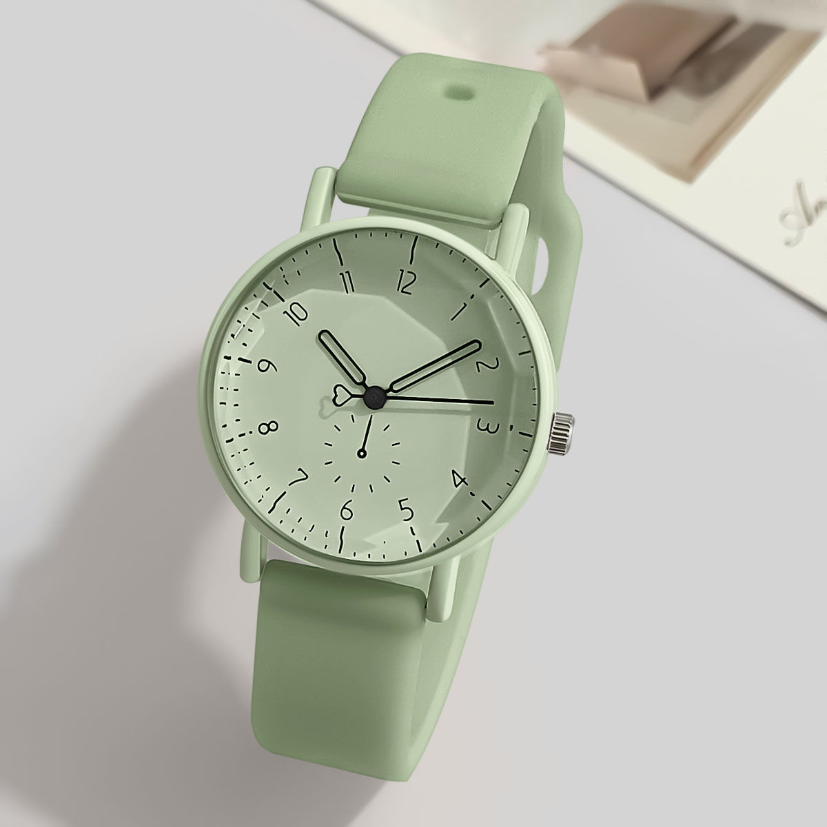 Silicone Band Women - Mode Arabisch Zifferblatt Frauen Quarzuhr Candy