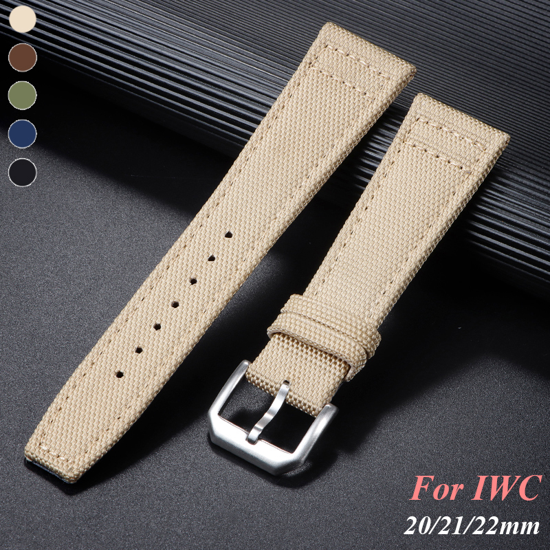 Canvas Strap Watch - Nylon Canvas Uhrenarmband für IWC Pilot