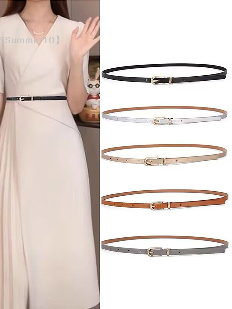 Buckle Pin Ss - 【SSummer10】Modischer schmaler Taillengürtel für Damen in