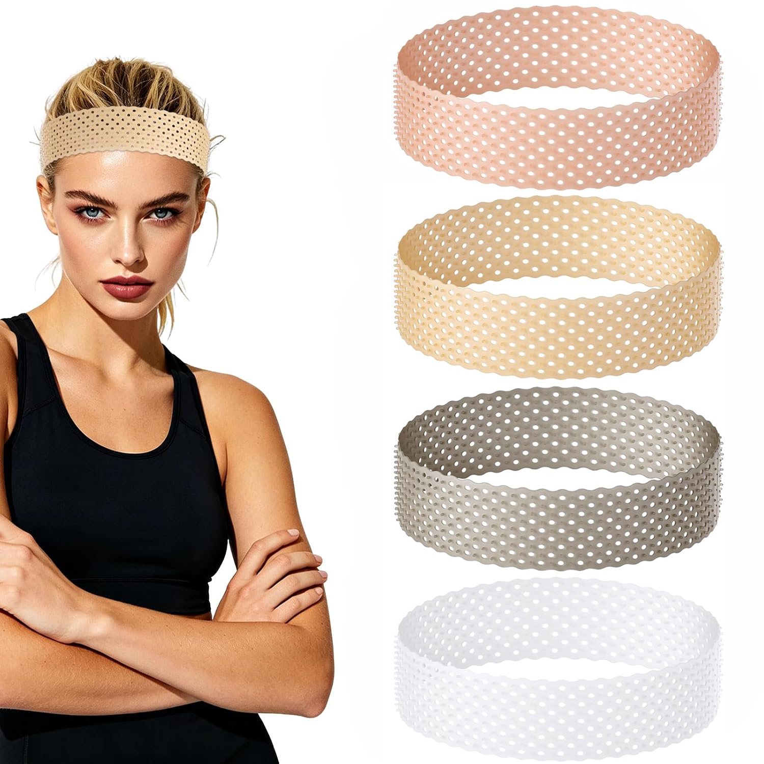 Silicone Band Women - Neues atmungsaktives Perückenband, rutschfestes Silikon-Perückenband für