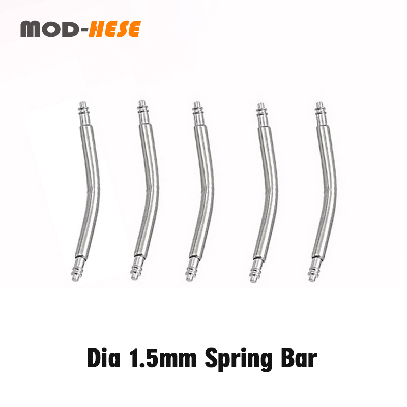 Curved Spring Bar - 20 Stück 1,5 mm gebogene Federstege