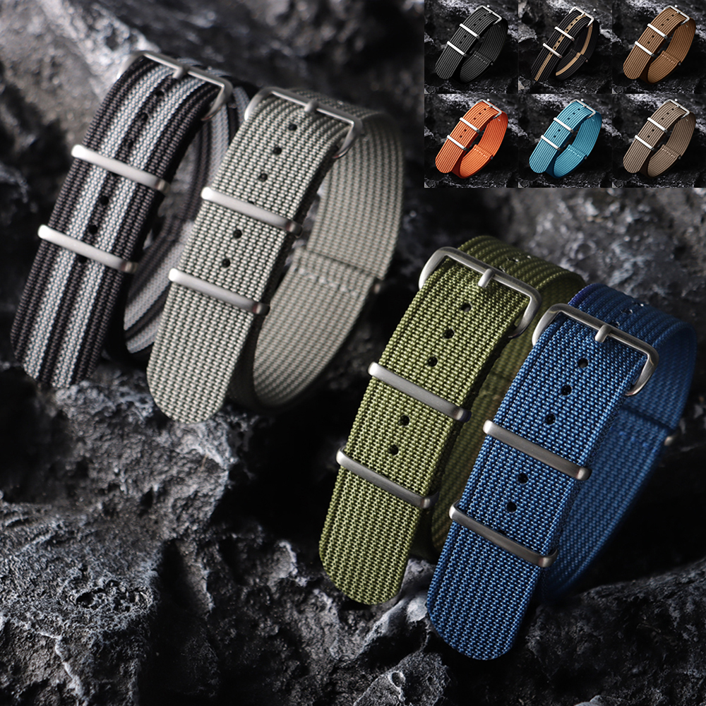 Nato Strap Nylon - Nylon-Uhrenarmband, 18 mm, 19 mm, 20