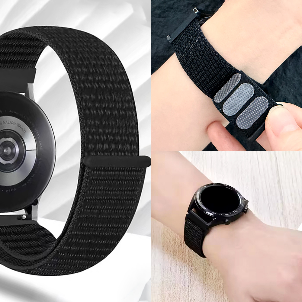 Sport Loop Velcro - 20 22mm Geflochtenes Armband für Xiaomi
