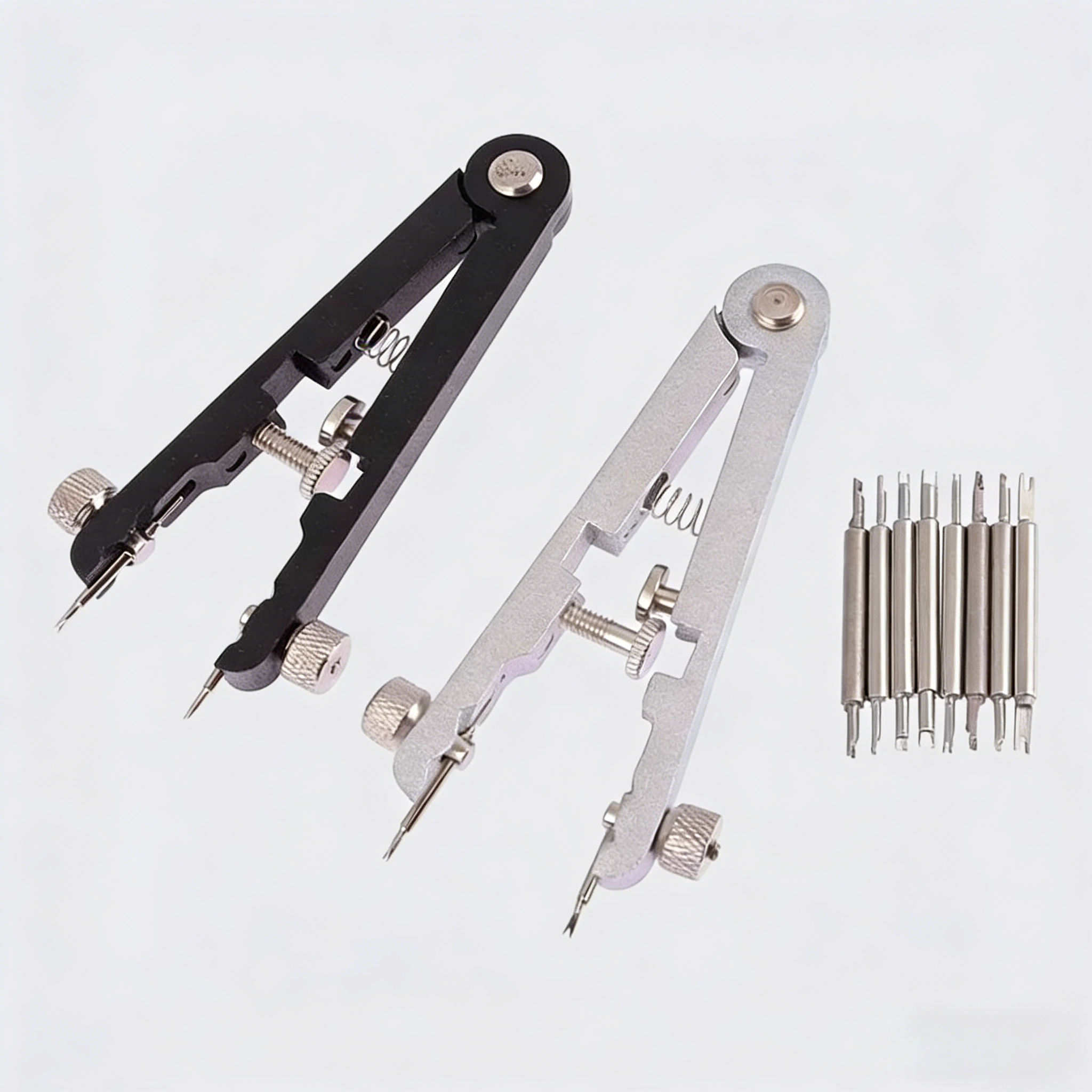 Spring Bar Tool Set - Uhren-Federstegzangen-Werkzeugset mit Pinzette, Armbandentferner, Schraubendreher, Uhrenreparaturmodul,