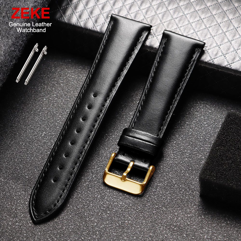 Leather Strap Quick Release - Echtes Leder-Armbanduhrarmband, 12 mm, 14 mm,