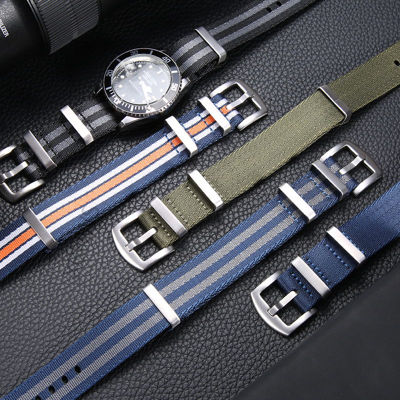 Nato Strap Nylon - Hochwertiges Ersatzarmband aus weichem Nylon für