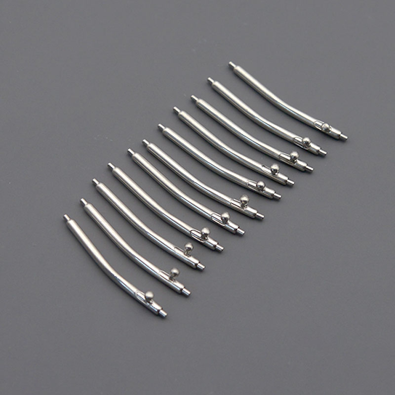 Curved Spring Bar - Uhrenteile Uhrenarmband Schnellwechsel-Federstege Gebogene Federsteg-Entriegelung Edelstahl