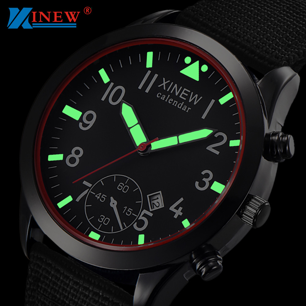 Canvas Strap Watch - 2020 XINEW Uhren Männer Mode Glow