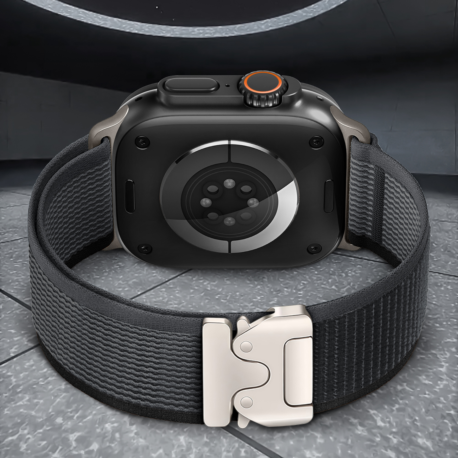 Parachute Strap Elastic - Nylon-Fallschirmbänder für Apple Watch Ultra 2