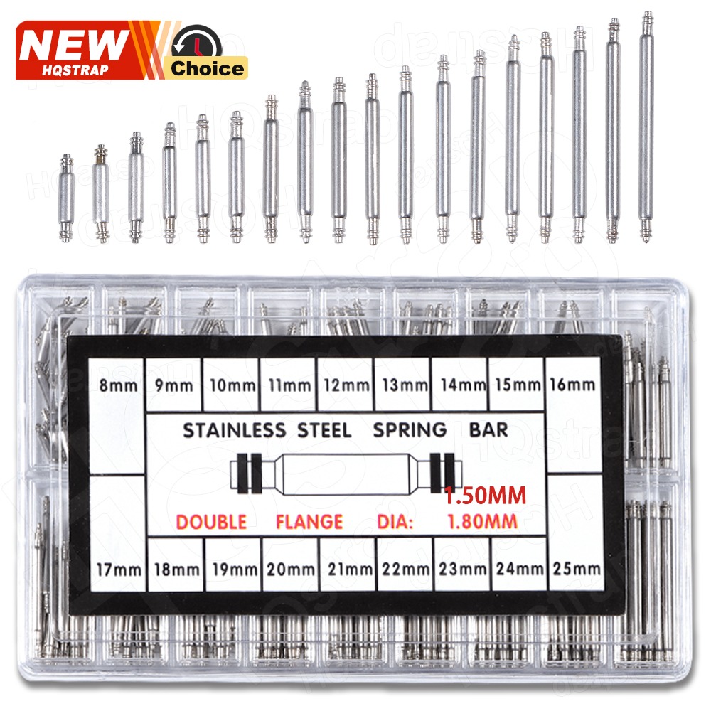 Spring Bar Tool Set - 1/2set Edelstahl Frühling Bars Durchmesser 1,5mm