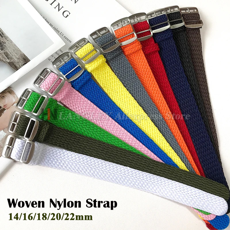 Perlon Strap Woven - Stoff gewebtes Nylon-Uhrenarmband für Perlon für