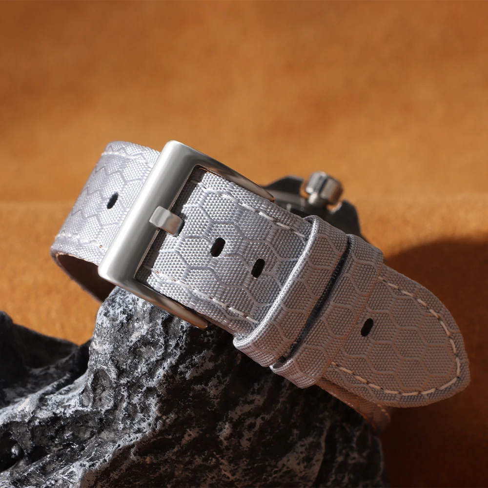 Perlon Strap Woven - 20mm 22mm Glattes Echtes Nylon Gewebtes