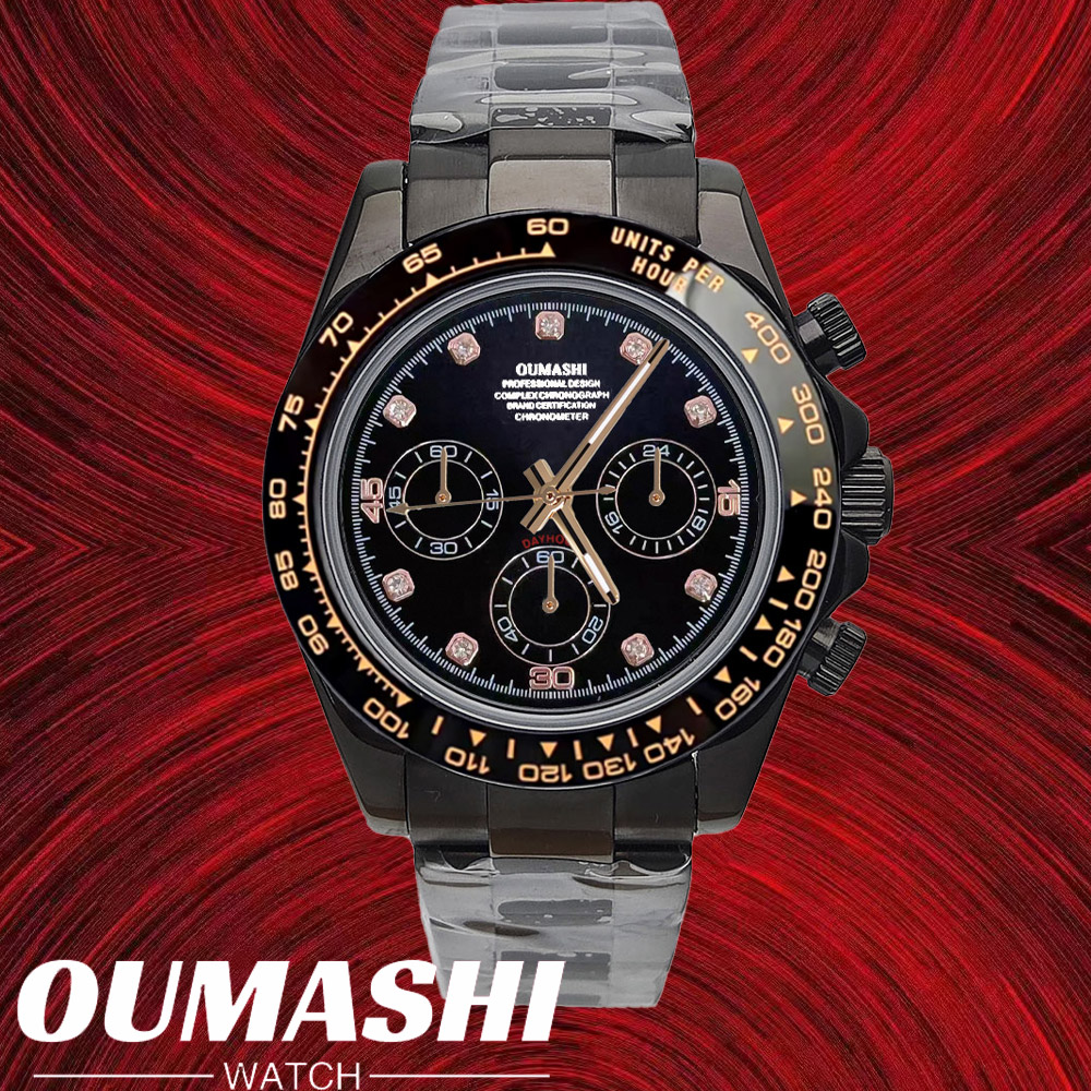 Stainless Bracelet Diver - VK63 Uhren 39,3 mm Luxusuhr Herren