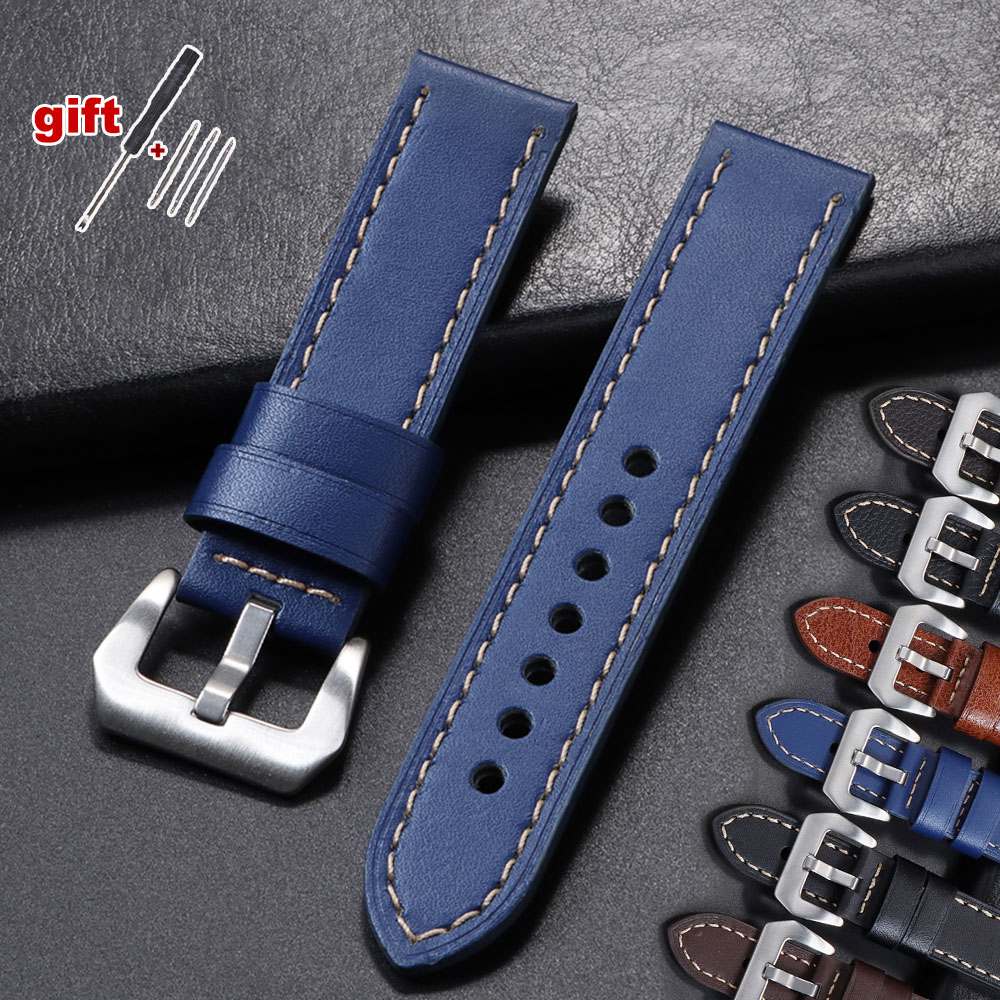 Suede Strap Watch - 18mm 20mm 22mm 24mm Echtleder Armband