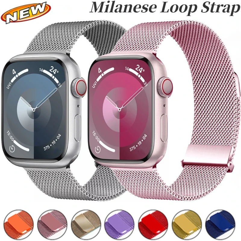 Milanese Loop Magnetic - Upgrade-Milanese-Loop-Armband für Apple Watch Band 11