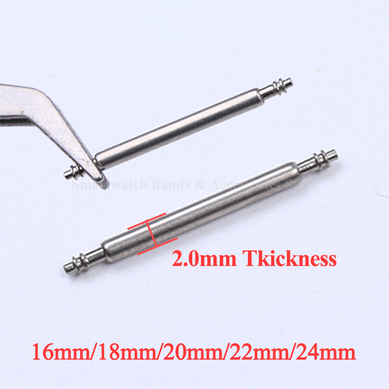 Spring Bar Tool Set - 15 Stück Uhrenarmband-Pin, 2,0 mm Durchmesser,
