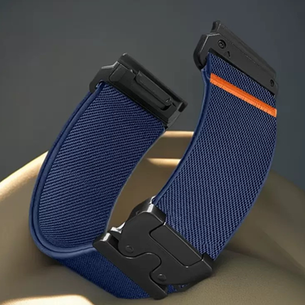 Parachute Strap Elastic - 26 22mm Nylon-Elastikarmband für Garmin Fenix