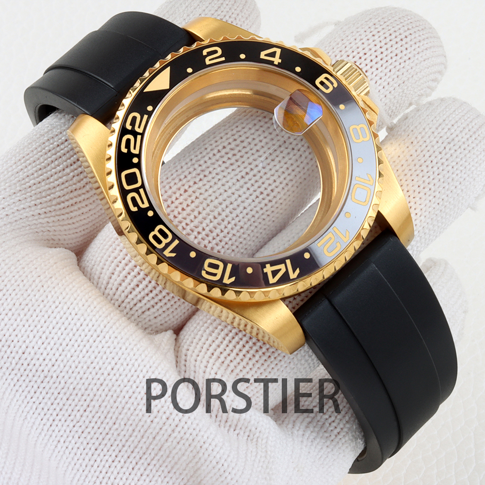 Rubber Strap Diver - 40 mm Taucheruhrengehäuse für SUB GMT