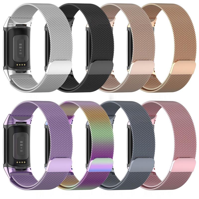 Mesh Strap Metal - Metallband für Fitbit Charge 5 6