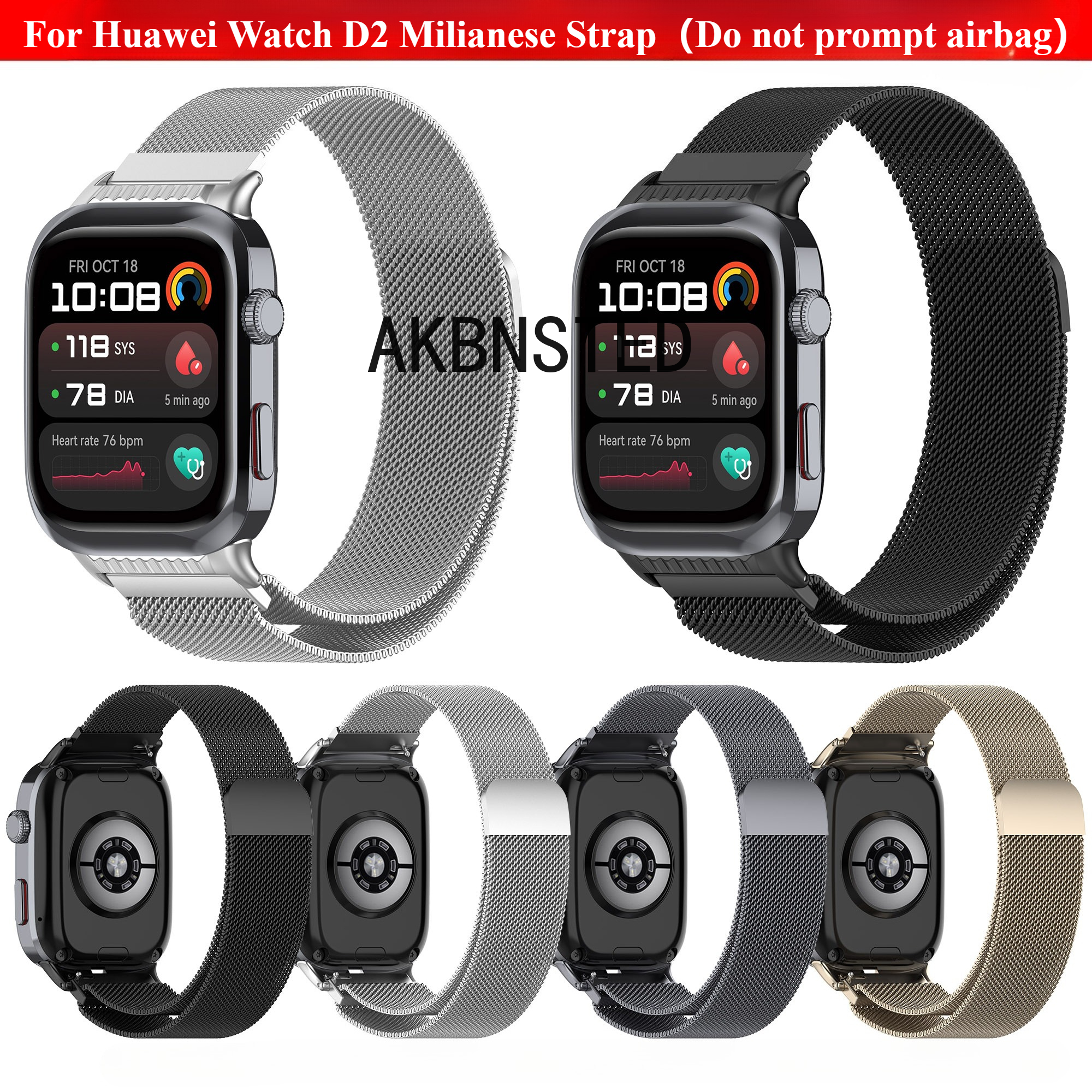 Milanese Loop Magnetic - Milanese Magnetische Schleife Band Strap Für