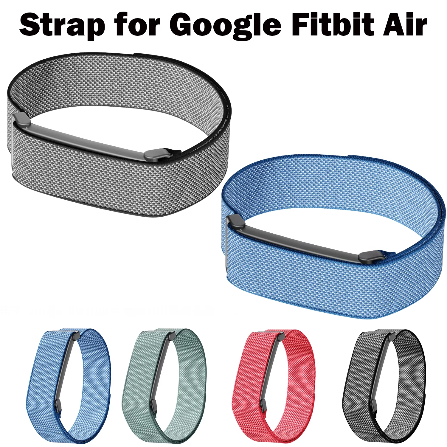Sport Loop Velcro - Sport-Nylon-Uhrenarmband für Google Fitbit Air Loop