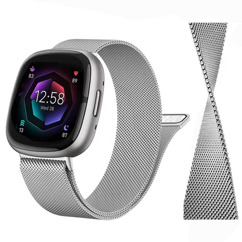 Milanese Loop Magnetic - Milanese Loop-Armband für Fitbit Versa 4