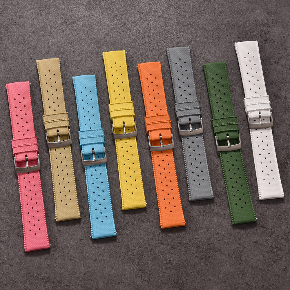Tropic Strap Vintage - Unisex Vintage Schnellverschluss-Uhrenarmbänder 18-19-20-21-22-23-24 mm Tropical