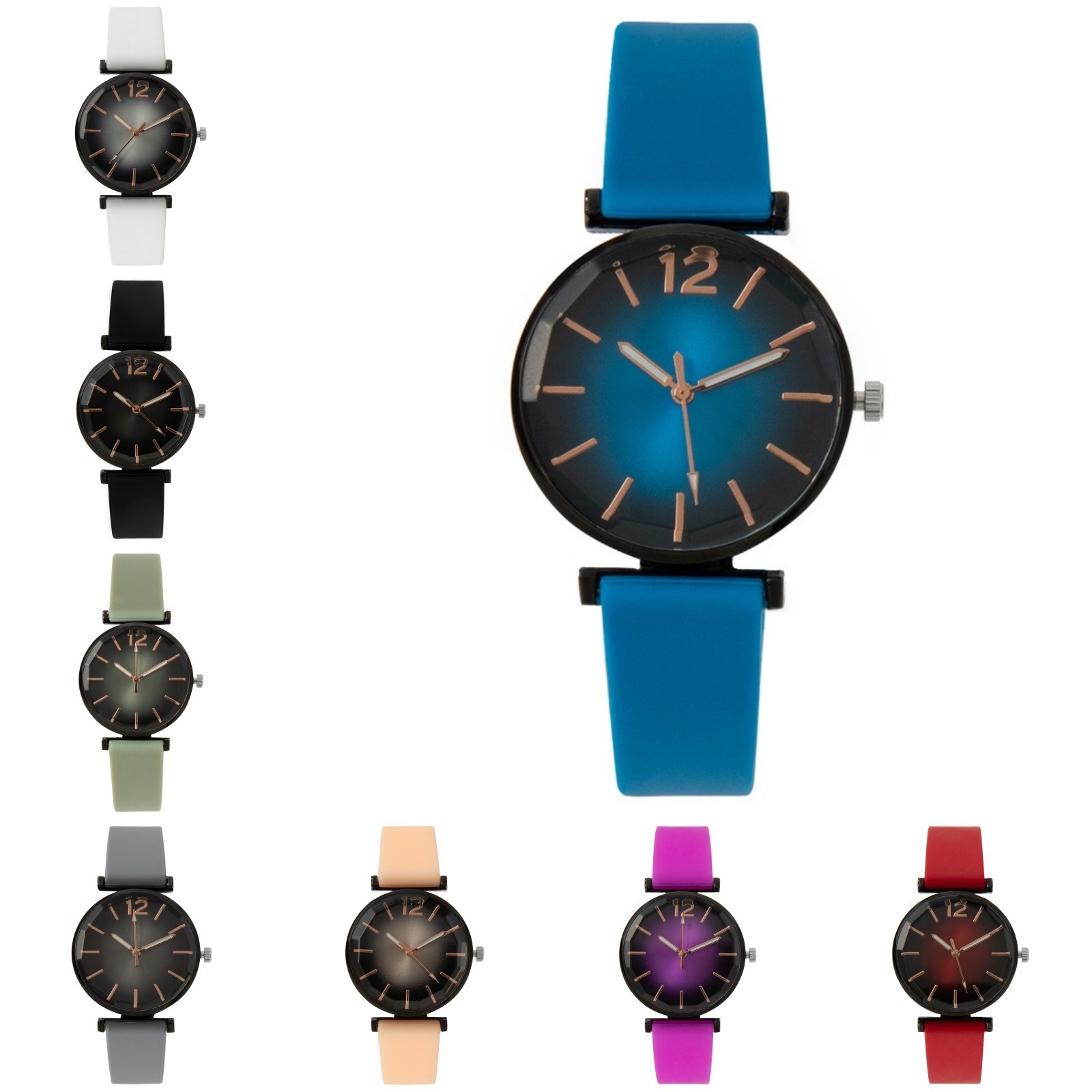 Mode Damen Uhr Sport Einfache  – Silicone Band Women Bewertung und Preis