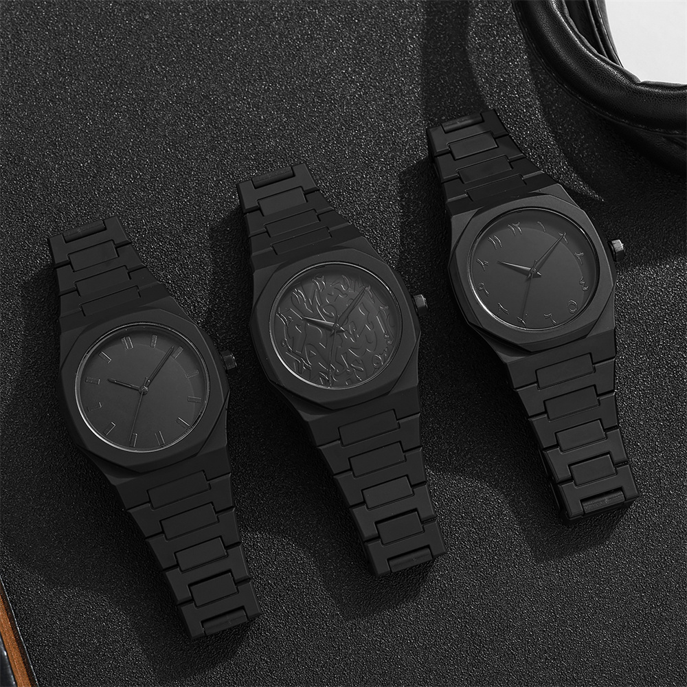 Herrenmode Einfache Schwarze G – Butterfly Clasp Deployant Bewertung und Preis