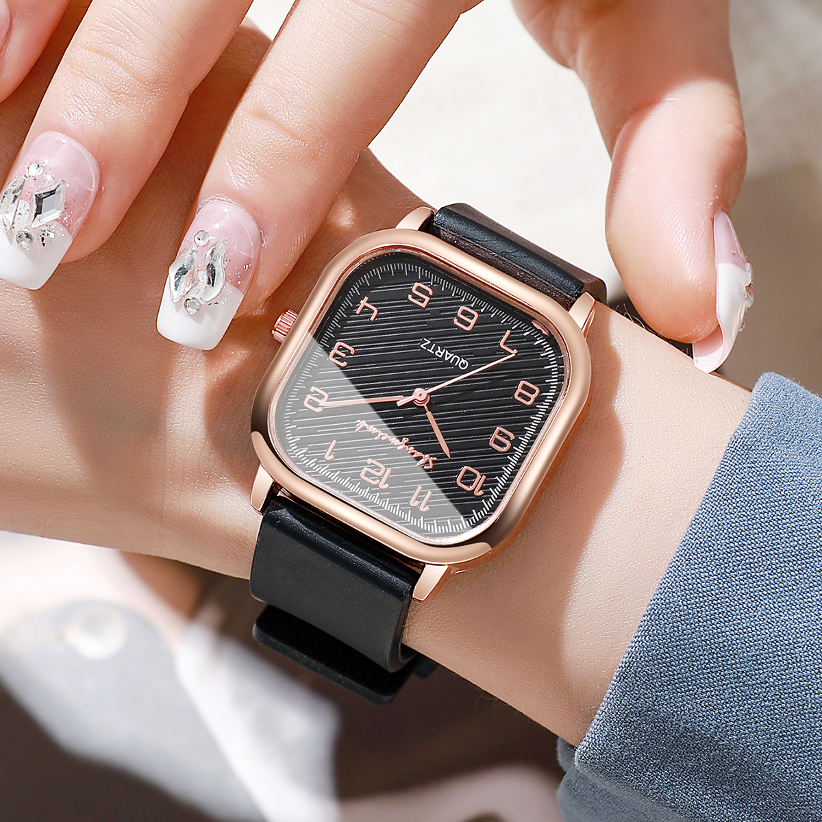 Fashion Square Frauen Uhren Ca – Silicone Band Women Bewertung und Preis