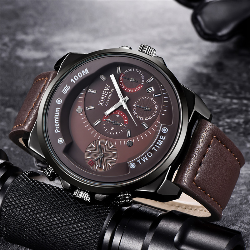 Original XINEW Marke Männer Uh – Leather Watch Band Men Bewertung und Preis