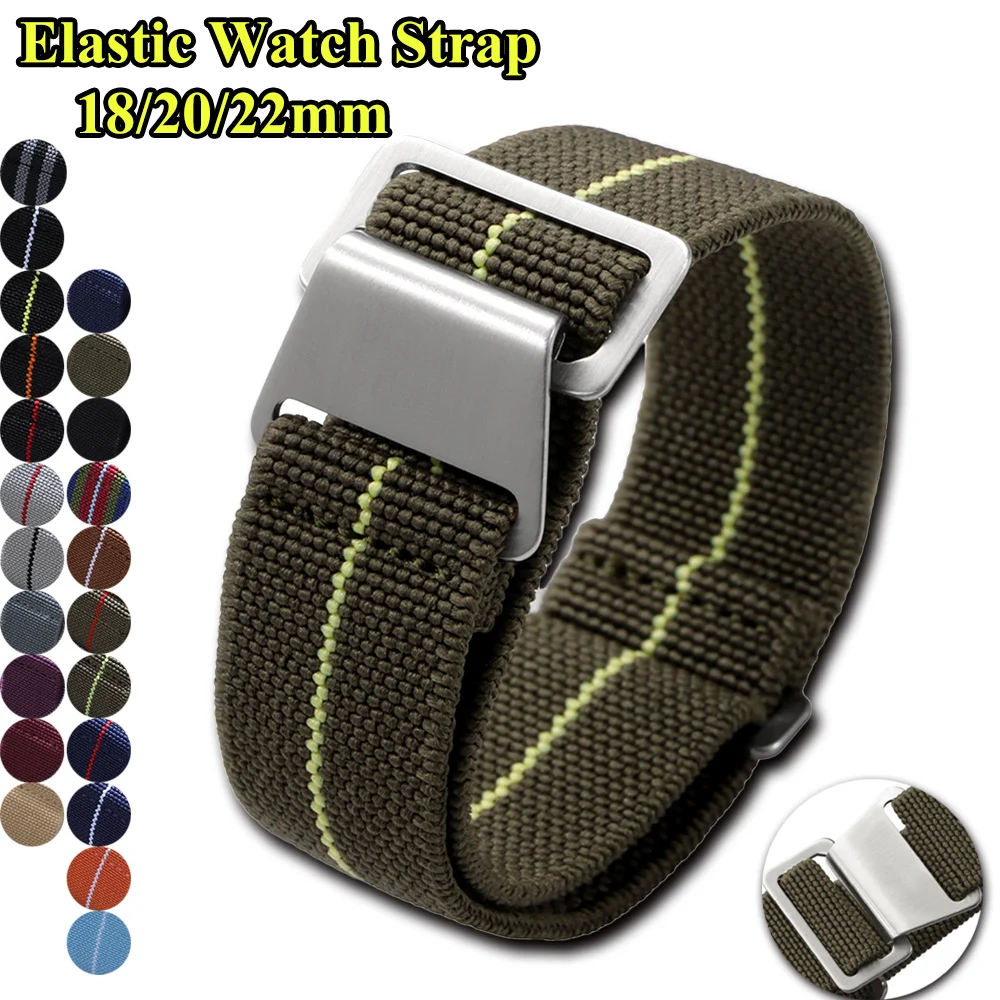 Elastisches Uhrenarmband, 18 m – Parachute Strap Elastic Bewertung und Preis