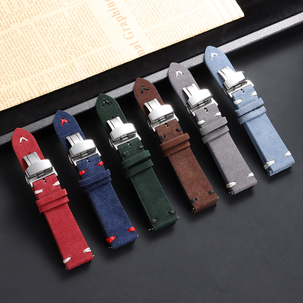 Wildleder-Uhrenarmband 18 mm 2 – Suede Strap Watch Bewertung und Preis