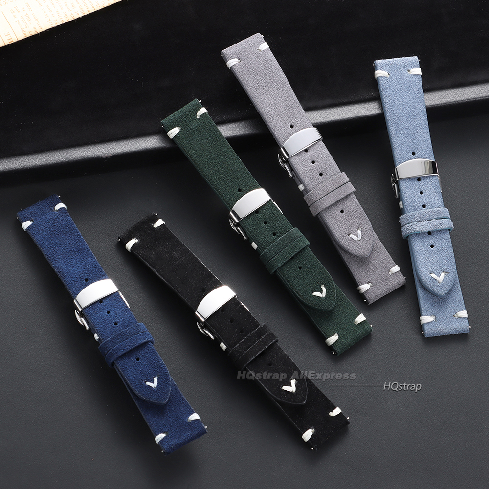 Wildleder-Uhrenarmband 18 mm 2 – Suede Strap Watch Bewertung und Preis