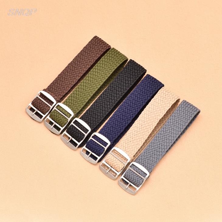 20mm 22mm Schwarz Marine einfa – Perlon Strap Woven Bewertung und Preis