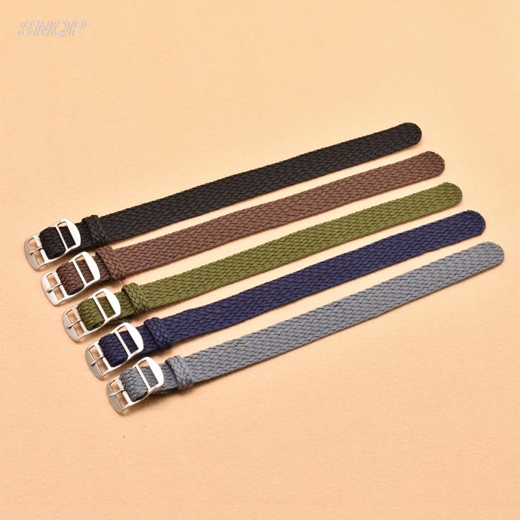 20mm 22mm Schwarz Marine einfa – Perlon Strap Woven Bewertung und Preis