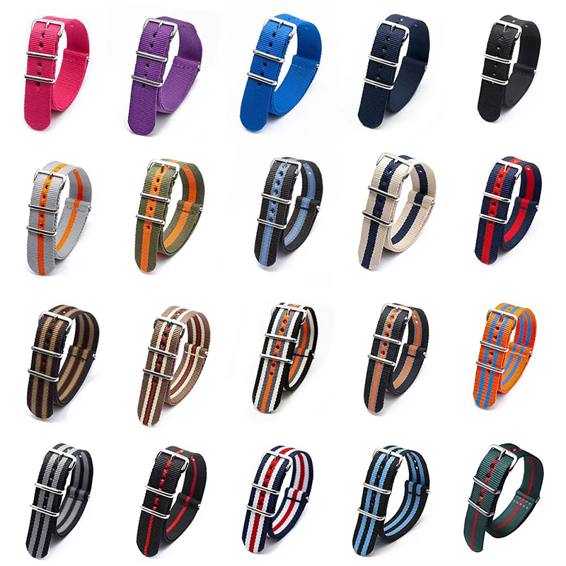 18/20/22/24 mm Cambos Stripes  – Nato Strap Nylon Bewertung und Preis