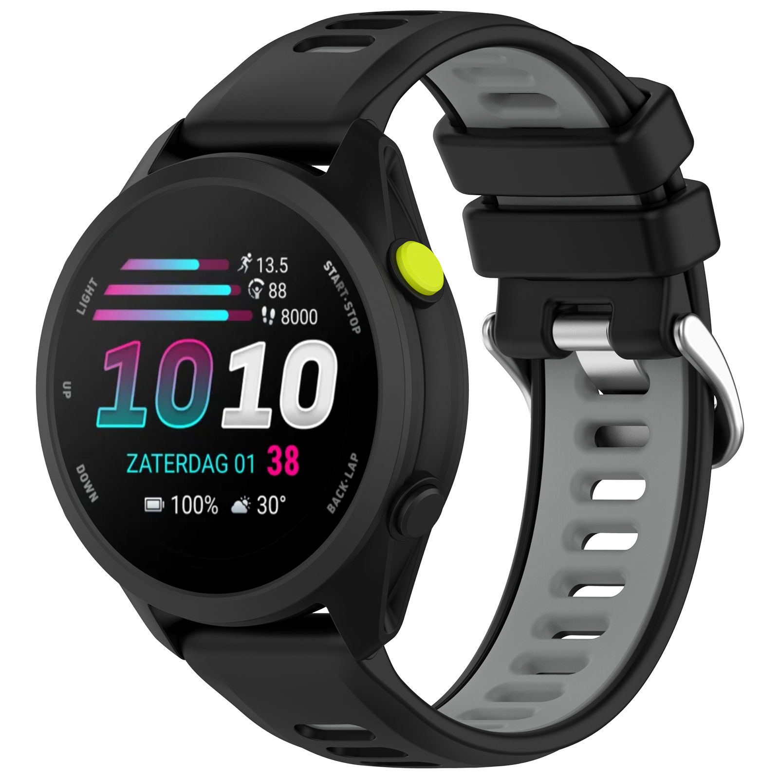 Zweifarbiges Silikon-Sportarmb – Silicone Watch Band 22Mm Bewertung und Preis