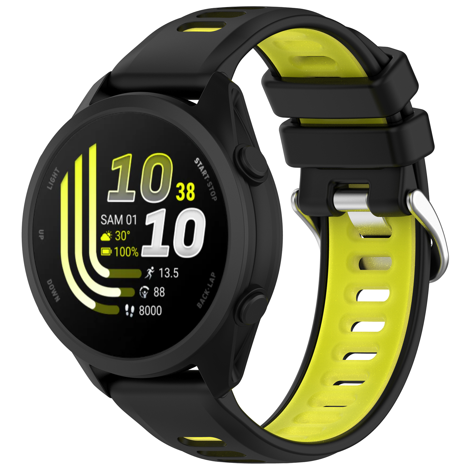 Zweifarbiges Silikon-Sportarmb – Silicone Watch Band 22Mm Bewertung und Preis