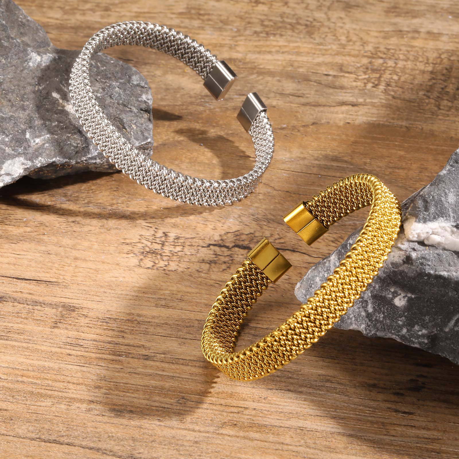 10 mm geflochtenes Stretch-Arm – Mesh Strap Metal Bewertung und Preis
