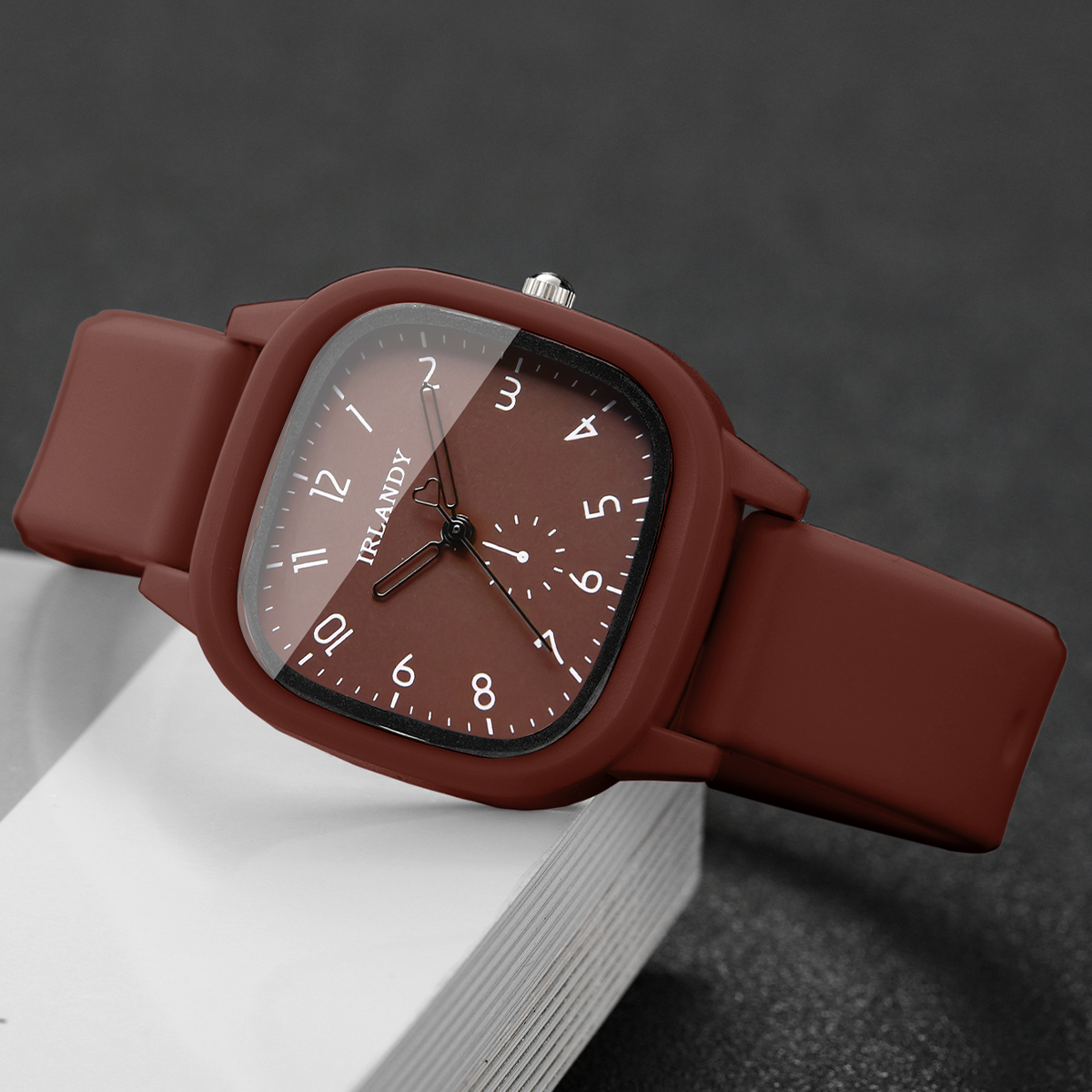 2 Stück/Set Modische Quadratis – Silicone Band Women Bewertung und Preis