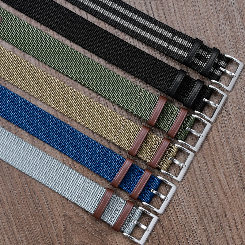 Geripptes Nylon-Uhrenarmband,  – Canvas Strap Watch Bewertung und Preis