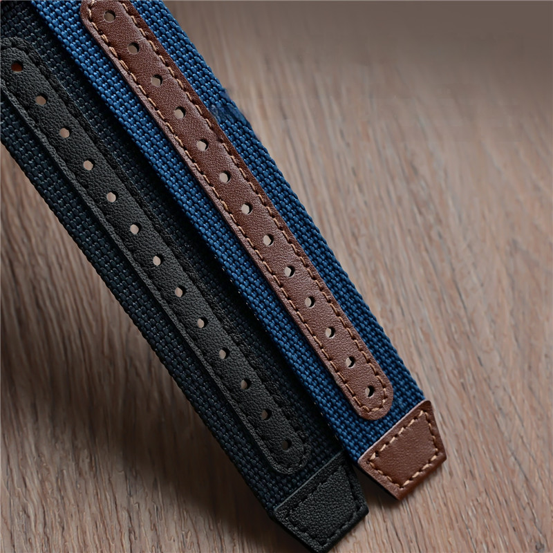Geripptes Nylon-Uhrenarmband,  – Canvas Strap Watch Bewertung und Preis